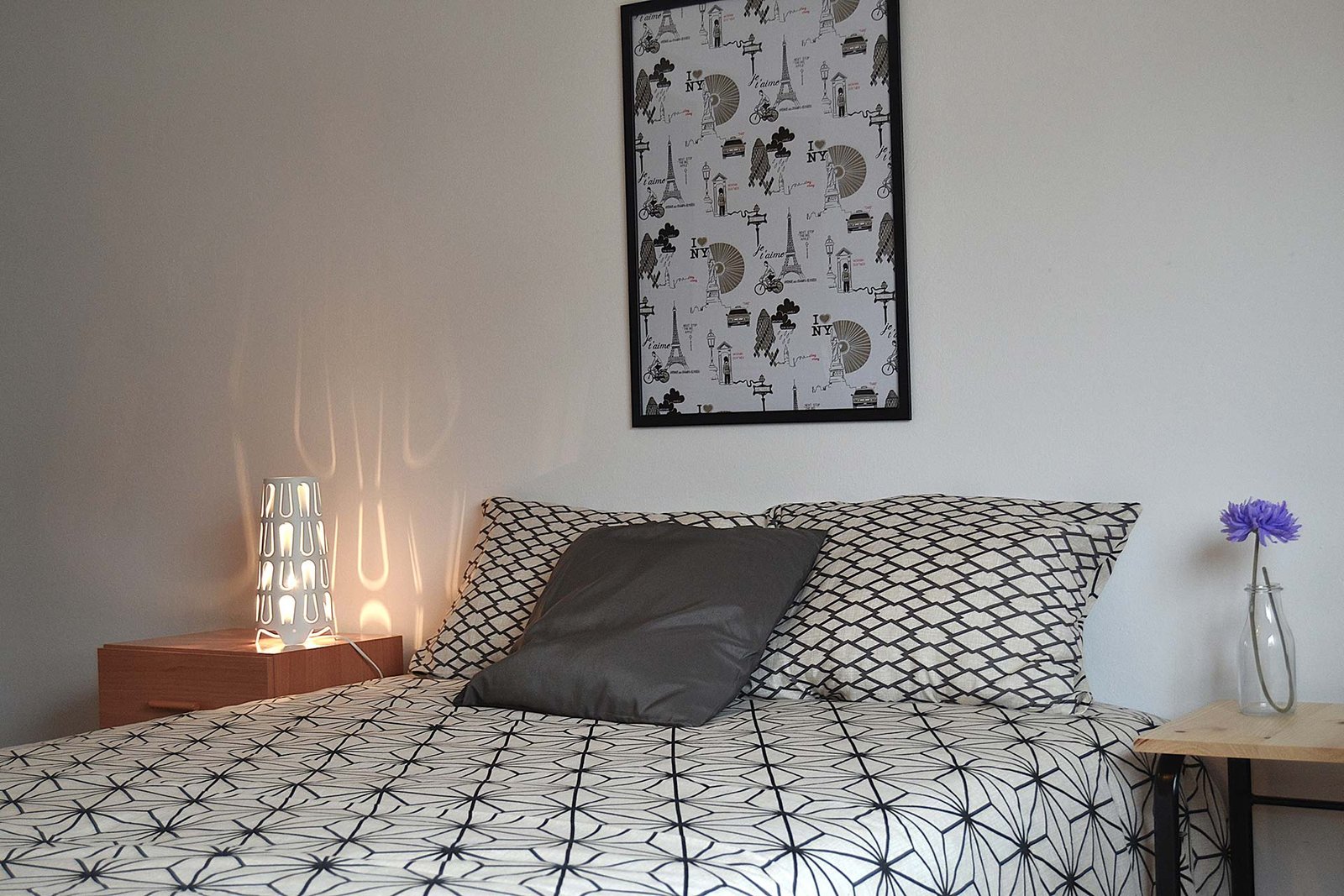 Detalle mesa de noche proyecto convivir